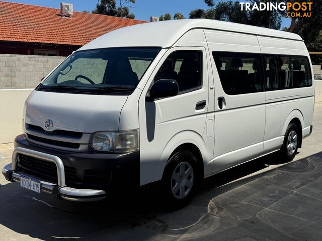 2010 TOYOTA HIACE COMMUTER KDH223R-MY10 EXTRA LONG WHEELBASE HIGH ROOF BUS