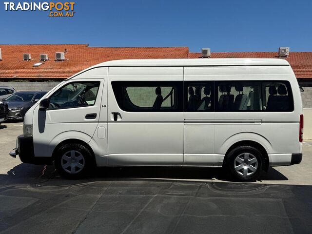 2010 TOYOTA HIACE COMMUTER KDH223R-MY10 EXTRA LONG WHEELBASE HIGH ROOF BUS