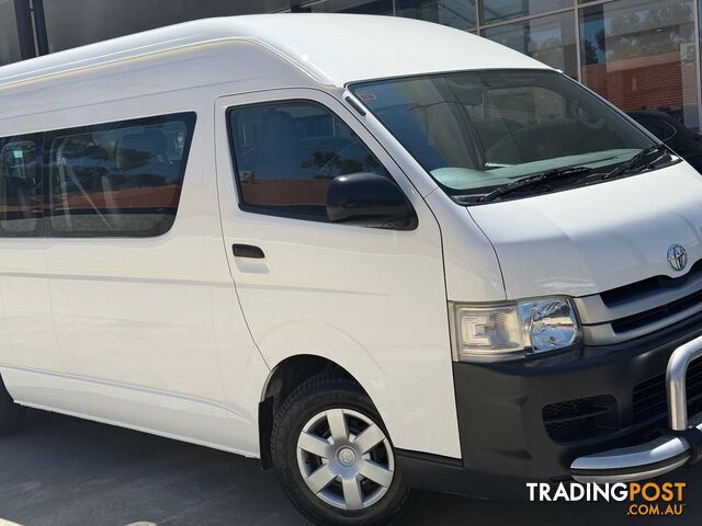 2010 TOYOTA HIACE COMMUTER KDH223R-MY10 EXTRA LONG WHEELBASE HIGH ROOF BUS