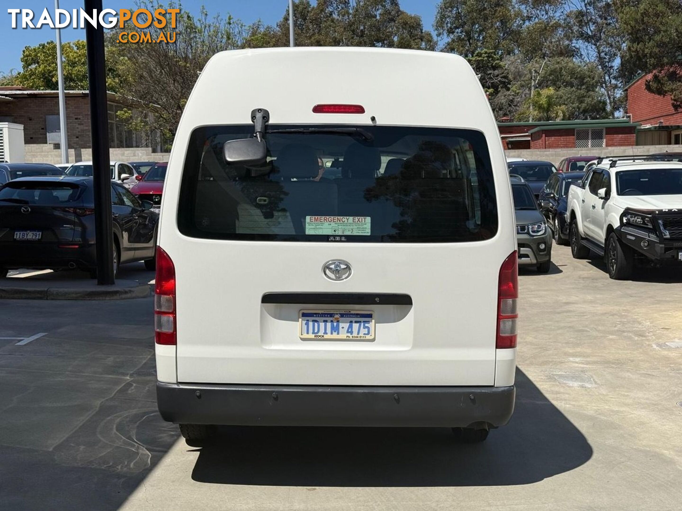 2010 TOYOTA HIACE COMMUTER KDH223R-MY10 EXTRA LONG WHEELBASE HIGH ROOF BUS