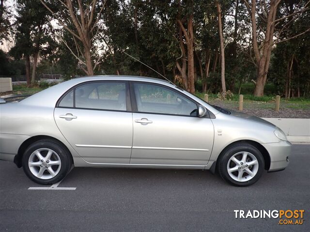 2005 TOYOTA COROLLA ASCENT SPORT ZZE122R 4D SEDAN