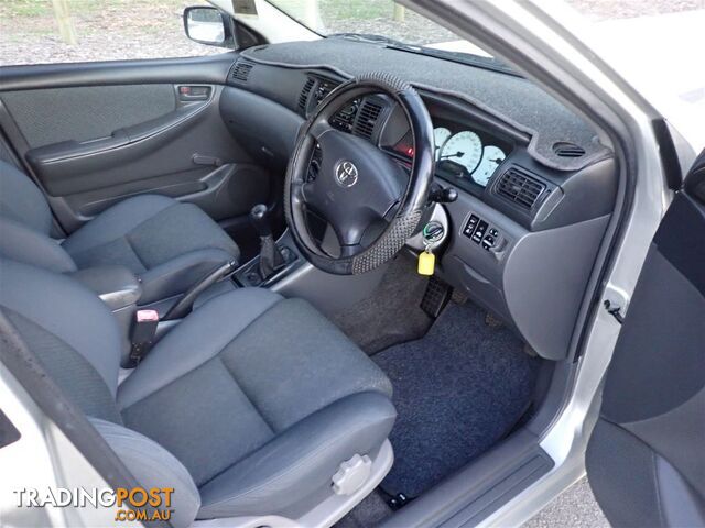 2005 TOYOTA COROLLA ASCENT SPORT ZZE122R 4D SEDAN