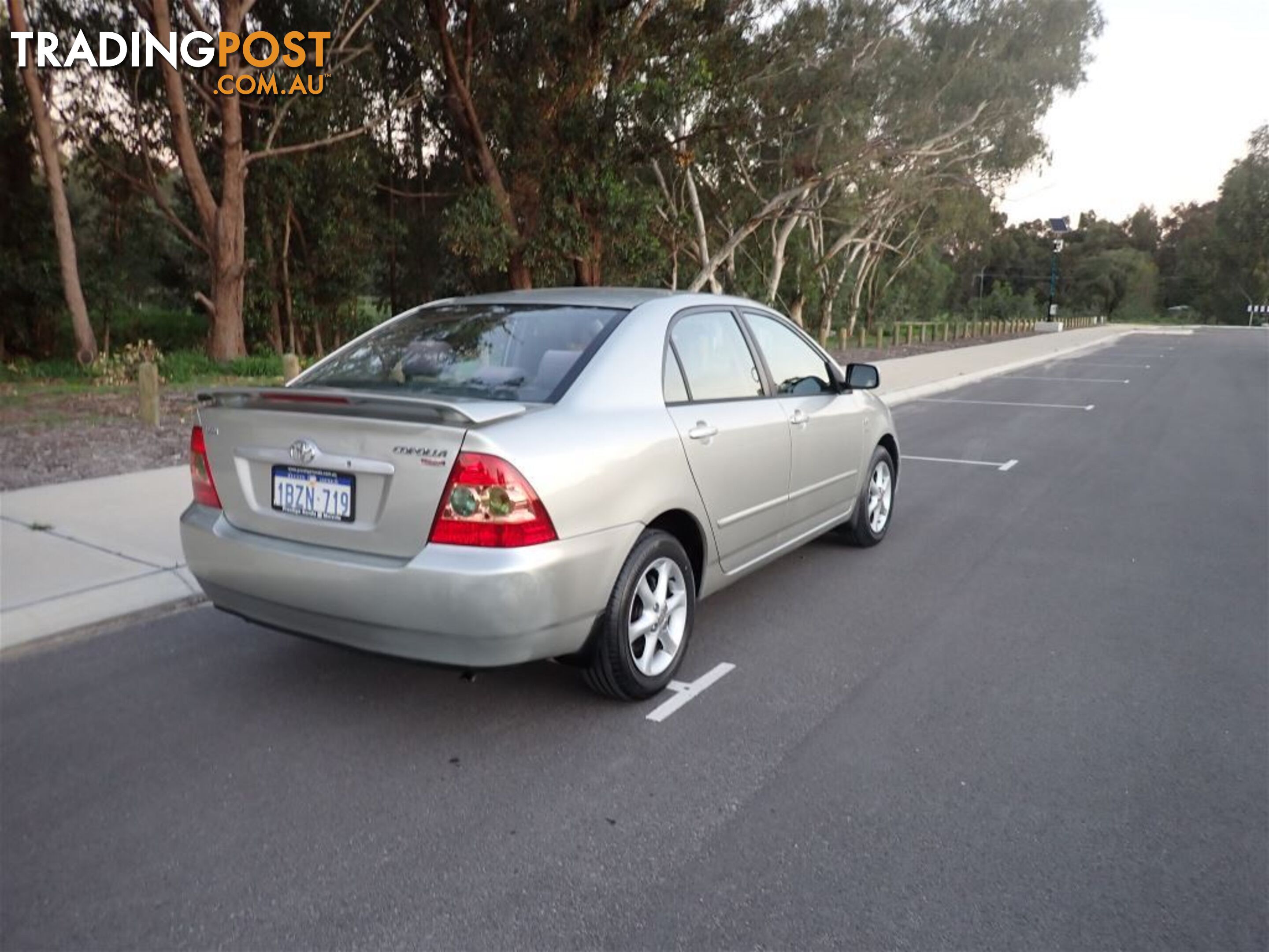 2005 TOYOTA COROLLA ASCENT SPORT ZZE122R 4D SEDAN