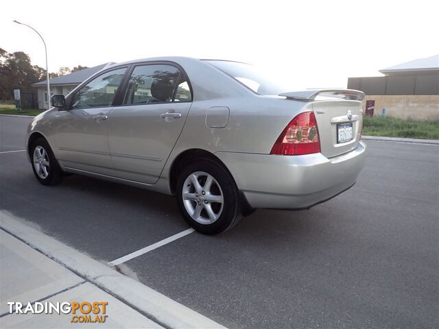 2005 TOYOTA COROLLA ASCENT SPORT ZZE122R 4D SEDAN