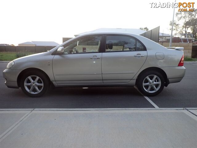 2005 TOYOTA COROLLA ASCENT SPORT ZZE122R 4D SEDAN