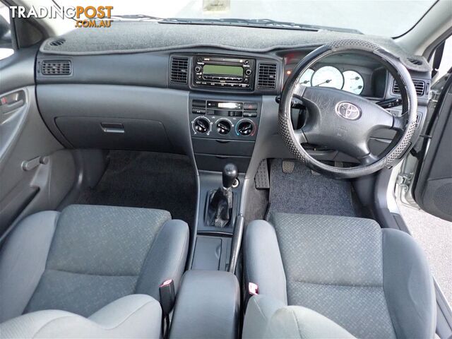 2005 TOYOTA COROLLA ASCENT SPORT ZZE122R 4D SEDAN