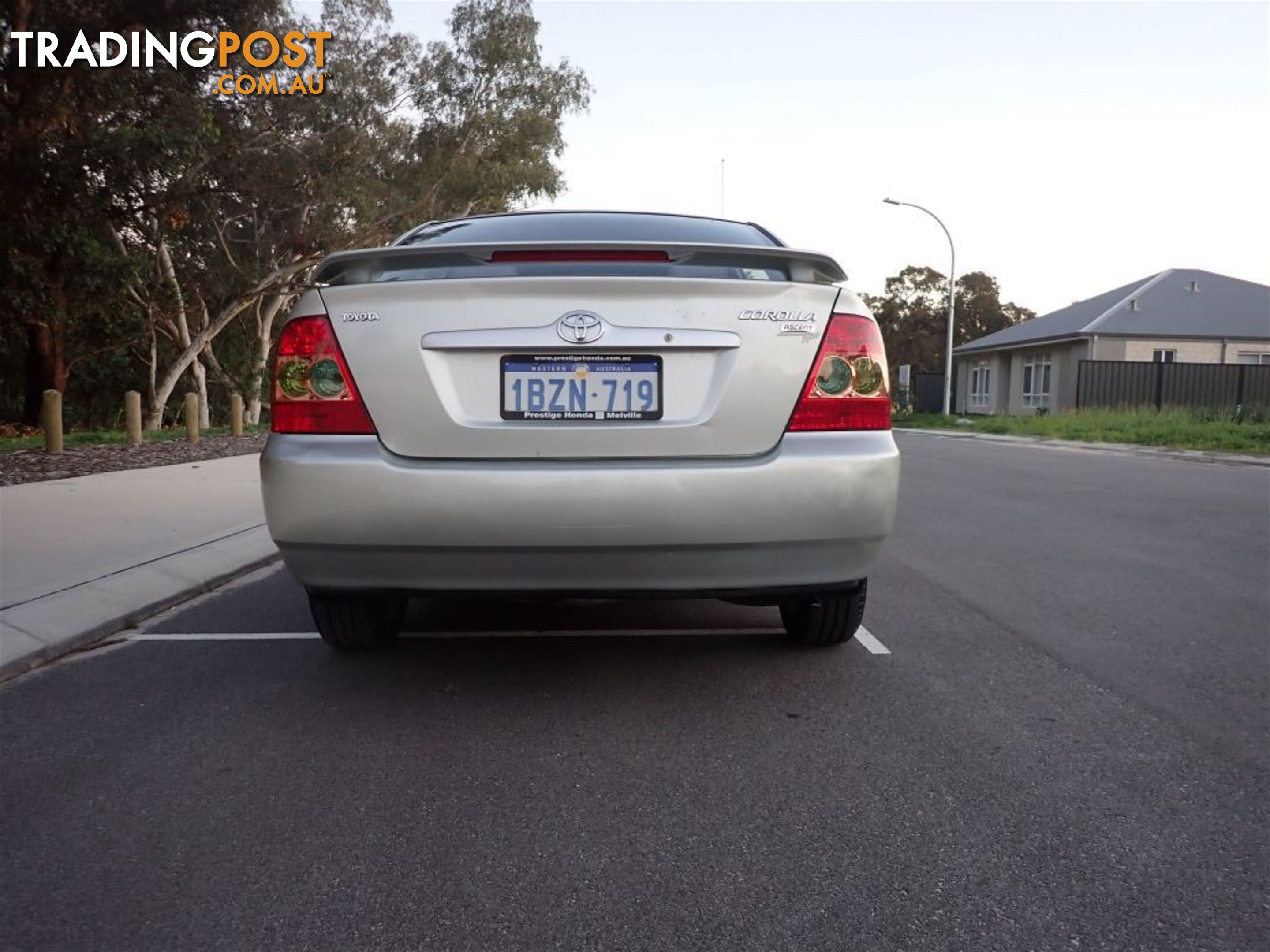 2005 TOYOTA COROLLA ASCENT SPORT ZZE122R 4D SEDAN