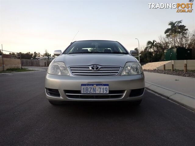 2005 TOYOTA COROLLA ASCENT SPORT ZZE122R 4D SEDAN