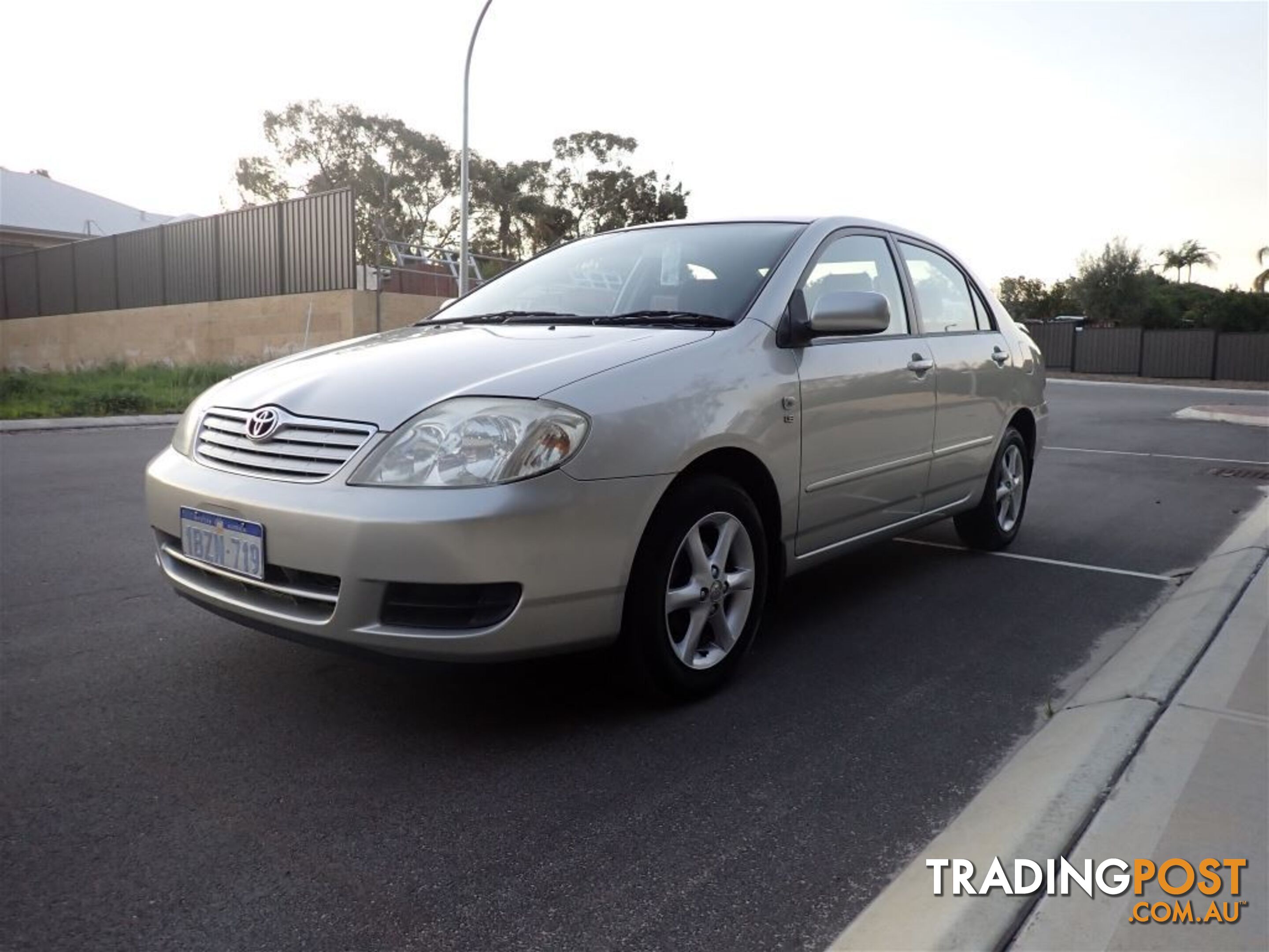 2005 TOYOTA COROLLA ASCENT SPORT ZZE122R 4D SEDAN