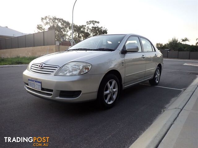 2005 TOYOTA COROLLA ASCENT SPORT ZZE122R 4D SEDAN