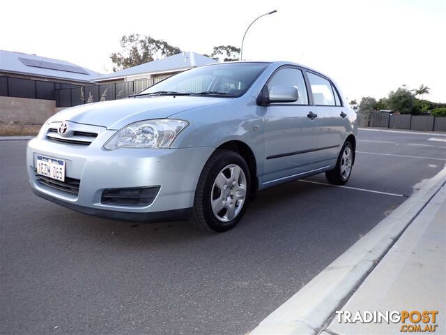 2005 TOYOTA COROLLA ASCENT SECA ZZE122R 5D HATCHBACK