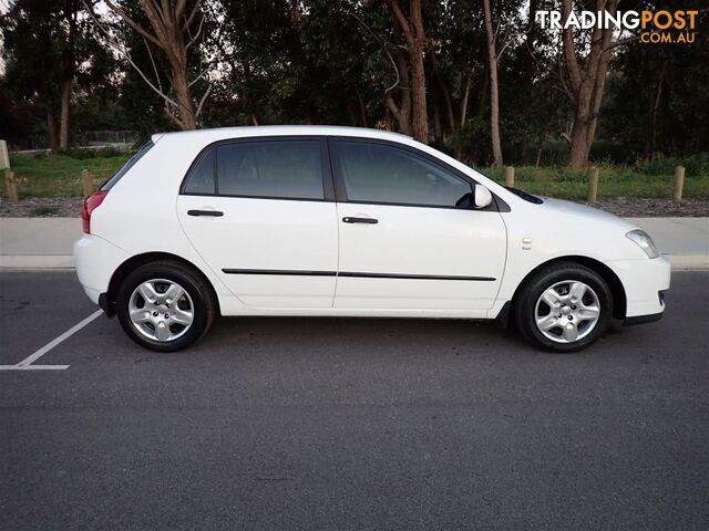 2006 TOYOTA COROLLA ASCENT SECA ZZE122R MY06 5D HATCHBACK