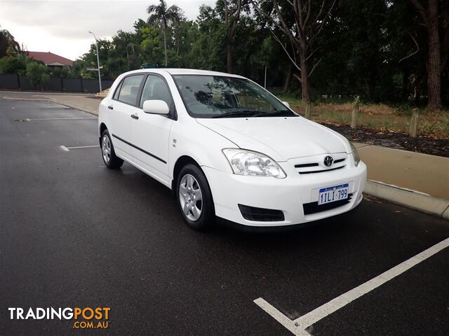 2005 TOYOTA COROLLA ASCENT SECA ZZE122R 5D HATCHBACK