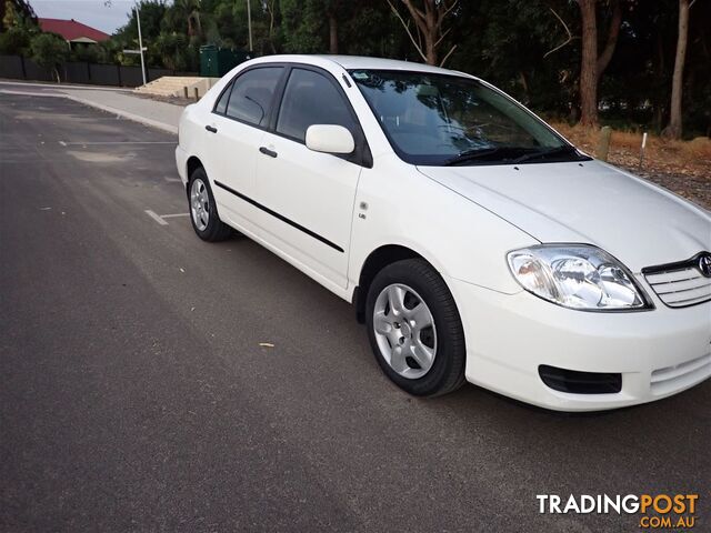 2005 TOYOTA COROLLA ASCENT ZZE122R 4D SEDAN