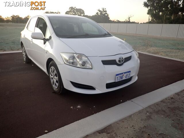 2008 TOYOTA COROLLA ASCENT ZRE152R 5D HATCHBACK