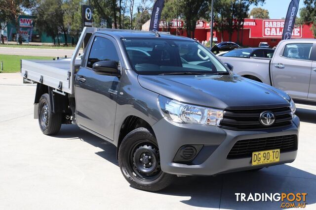 2020 Toyota Hilux Workmate TGN121R Single Cab Cab Chassis