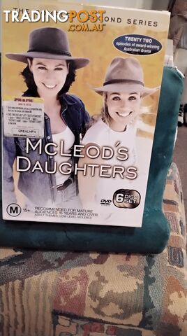 McLeods Daughters DVDs Series 2, 4, 5, 6 and 7. Also   VIDEOS of Series 1.