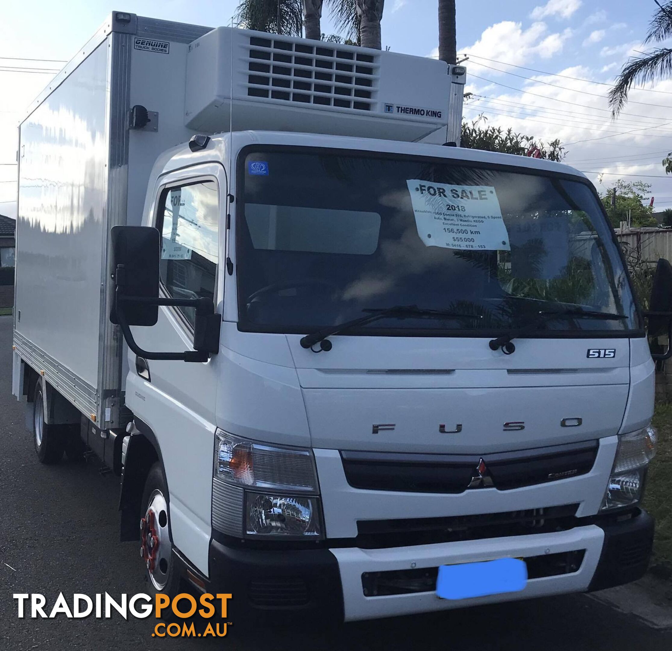 2018 MITSUBISHI FUSO CANTER 515 Refrigerated