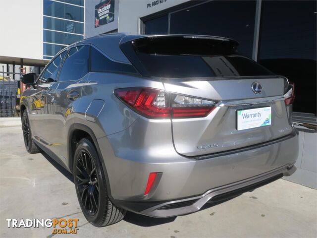 2016 LEXUS RX450H FSPORTHYBRID GYL25RMY17 4D WAGON - photo 5 of 54