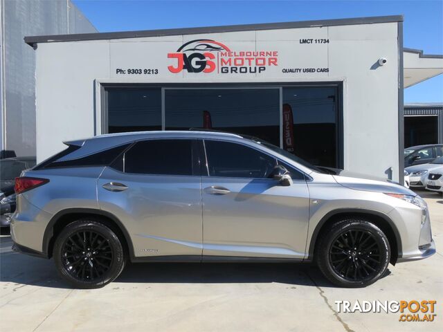 2016 LEXUS RX450H FSPORTHYBRID GYL25RMY17 4D WAGON - photo 2 of 54