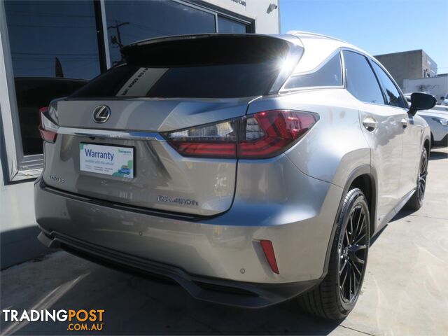 2016 LEXUS RX450H FSPORTHYBRID GYL25RMY17 4D WAGON - photo 3 of 54