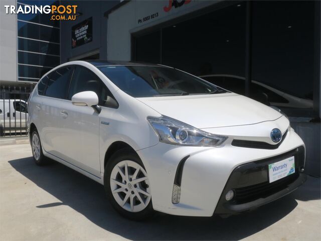 2017 TOYOTA PRIUSV I-TECHHYBRID ZVW40RUPGRADE 4D WAGON