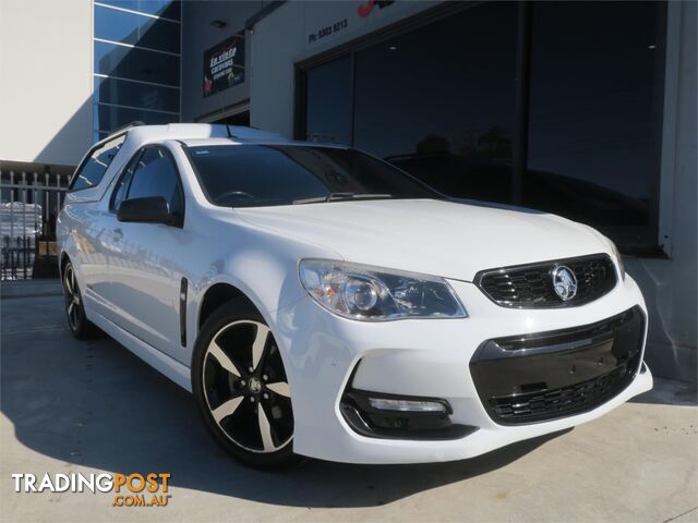 2016 HOLDEN UTE SV6BLACKEDITION VFIIMY16 UTILITY
