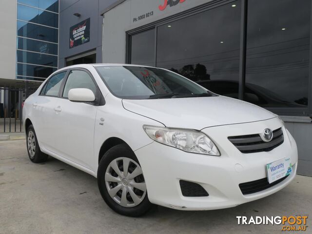 2009 TOYOTA COROLLA ASCENT ZRE152R 4D SEDAN