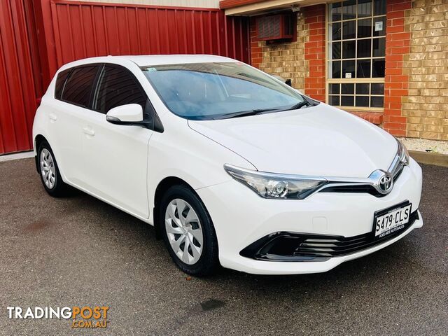 2015 TOYOTA COROLLA ASCENT ZRE182R HATCHBACK