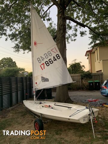 Laser Radial – Complete Package with Beach Trolley &amp;amp; Registered Trailer