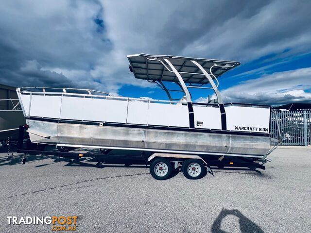 2014 APPROXIMATE MANCRAFT 8.0 PONTOON BOAT