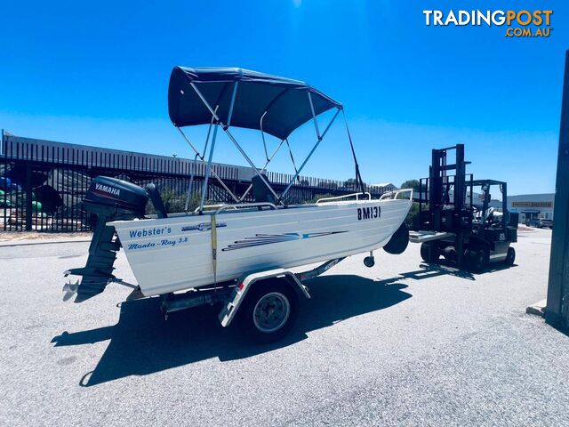 2006 APPROXIMATE WEBSTER 3.8 MANTA RAY