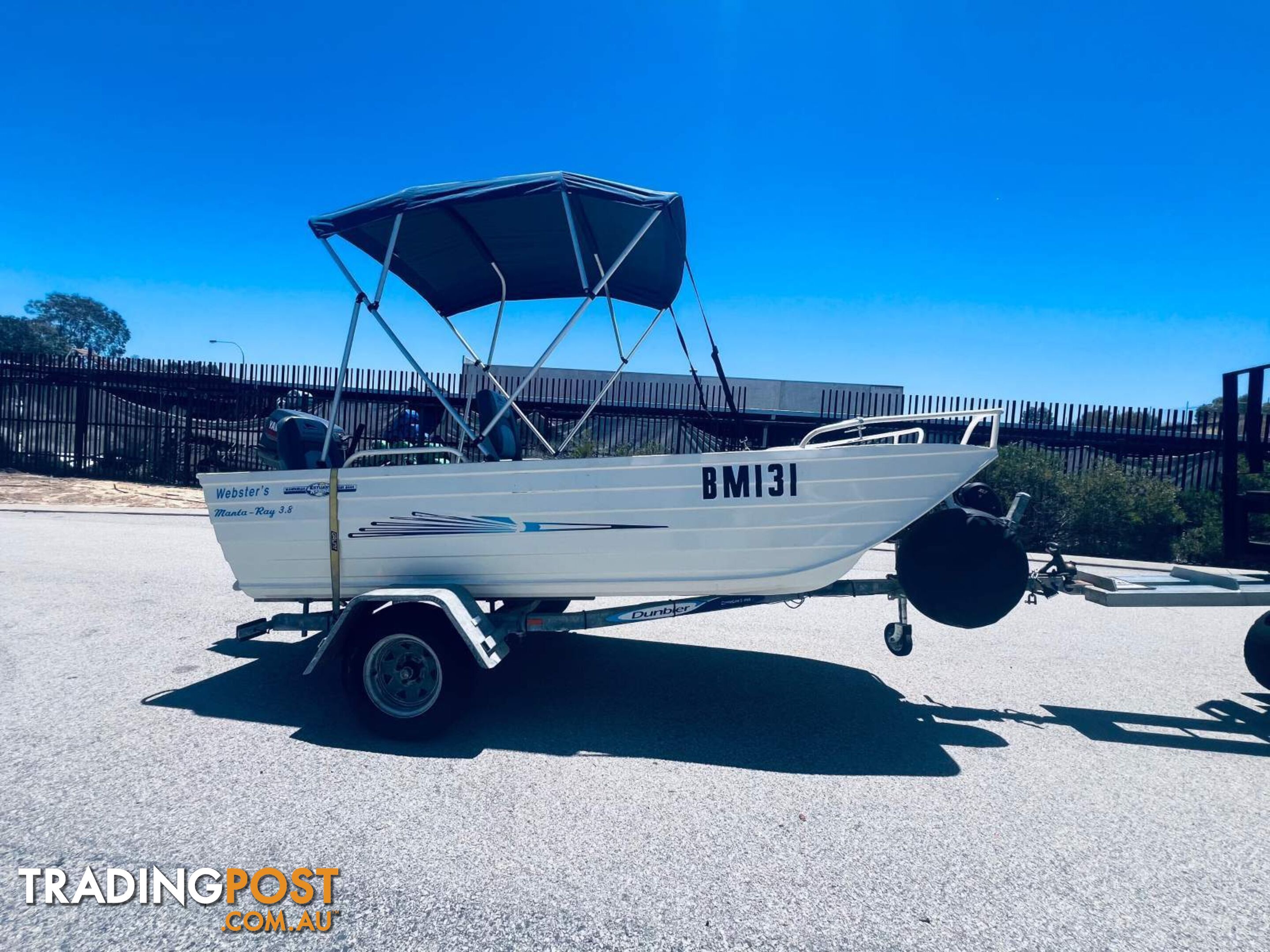 2006 APPROXIMATE WEBSTER 3.8 MANTA RAY