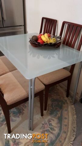 Glass Top Table