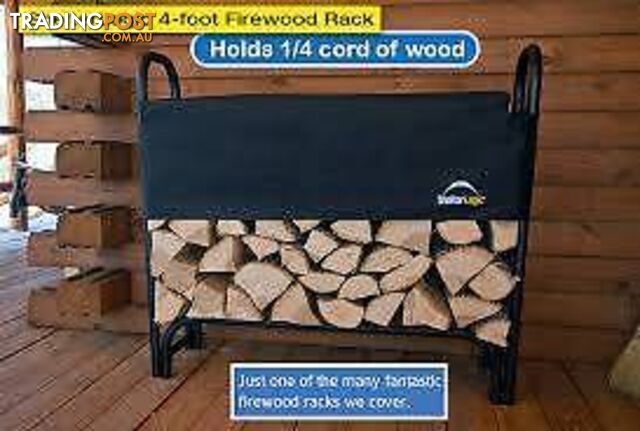 Fire wood kipper Rack with cover