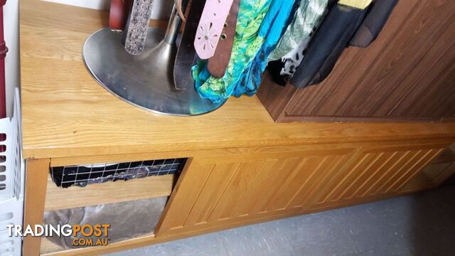 Wooden platform/ storage/cabinet