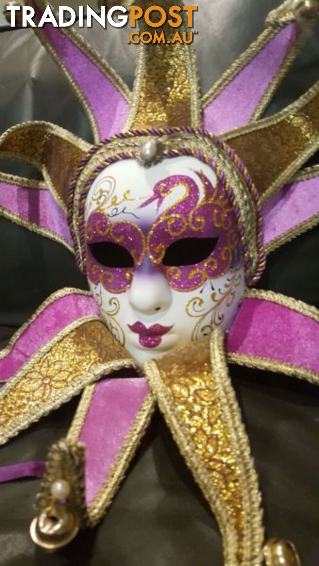 Pink & Brown Carnival Masks