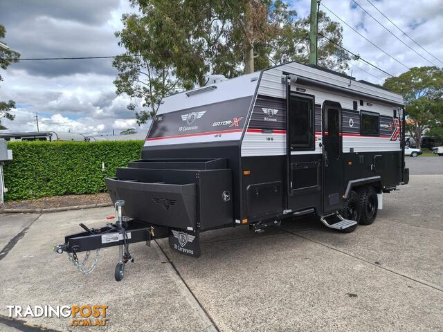 2026 JB Caravans Gator X 18'6 Front Door Cafe