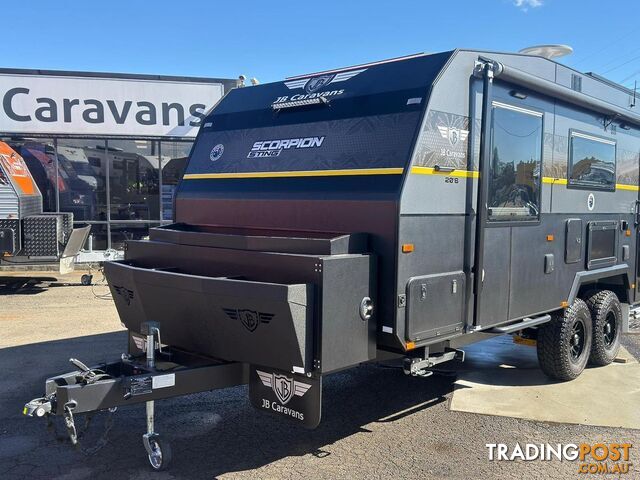 2025 JB Caravans Scorpion Sting 20'6 Rear Door Cafe