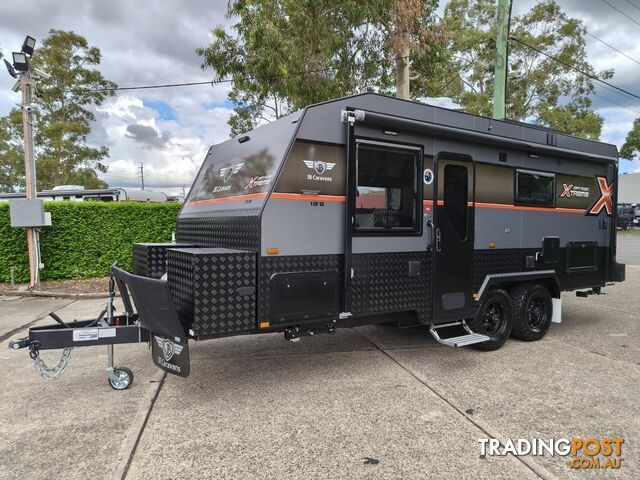 2026 JB Caravans Dirt Road Xtreme 19'6 Front Door Cafe