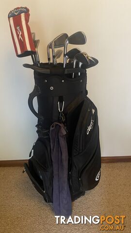 Men’s RH 2019 taylormade M2 golf clubs. Full set of clubs + bag