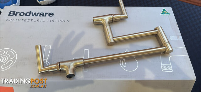 Brodware City Plus Nortic Brass Pot Filler with D leaver