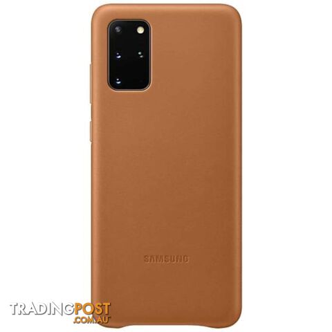 Samsung Galaxy S20+ Leather Cover - Brown - Samsung - EF-VG985LAEGWW - 8806090227363