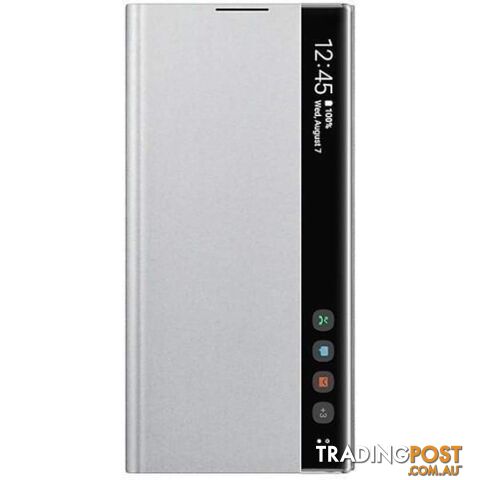 Samsung Galaxy Note 10+ Clear View Cover - Silver - Samsung - EF-ZN975CSEGWW - 8806090029493