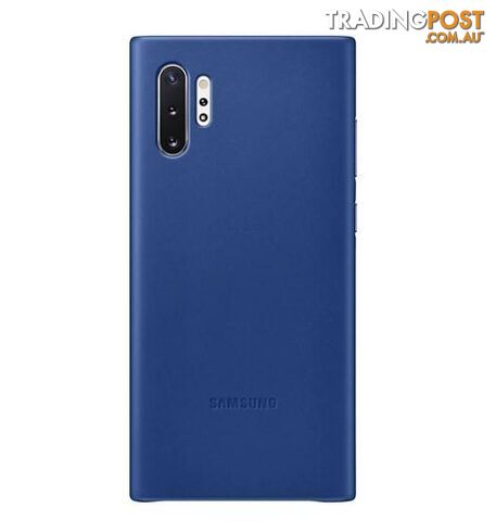 Samsung Galaxy Note 10+ Leather Cover - Blue - Samsung - EF-VN975LLEGWW - 8806090027642