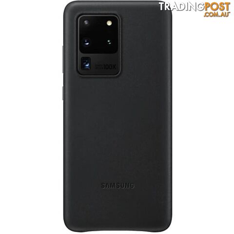 Samsung Galaxy S20 Ultra Leather Cover - Black - Samsung - EF-VG988LBEGWW - 8806090227288