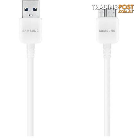 Samsung Galaxy S5  Note 3 Micro USB 3.0 Data Cable - White - Samsung - ET-DQ11Y1WEGWW - 8806085810839