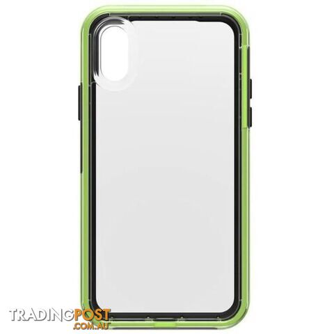 LifeProof Slam Case for iPhone XS - Clear/Black/Lime - LifeProof - 77-59653 - 660543470366