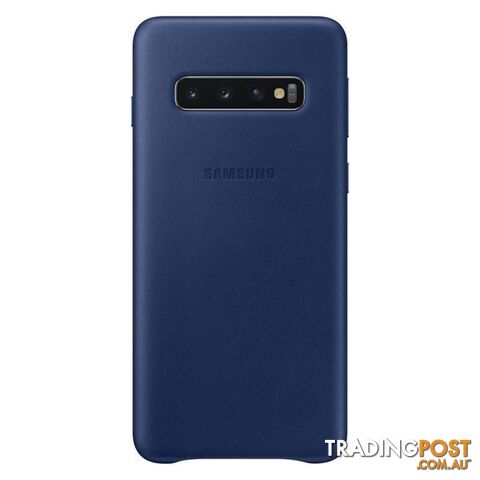 Samsung Leather Cover suits Galaxy S10 (6.1") - Navy - Samsung - EF-VG973LNEGWW - 8801643644536