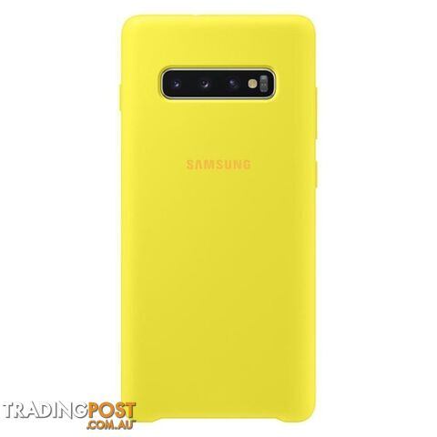Samsung Silicone Cover suits Galaxy S10+ (6.4") - Yellow - Samsung - EF-PG975TYEGWW - 8801643640170
